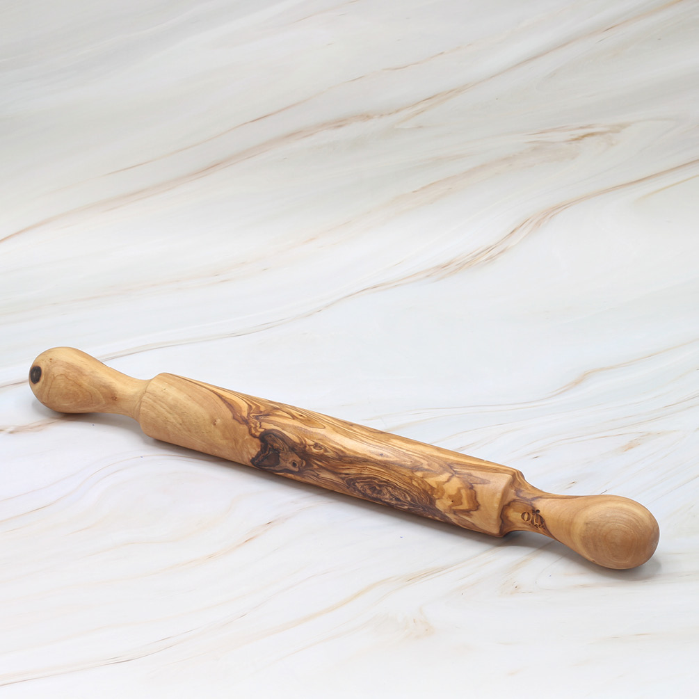 Olive Wood Rolling Pin – Handcrafted Wooden Baking Tool 1 olive wood rolling pin