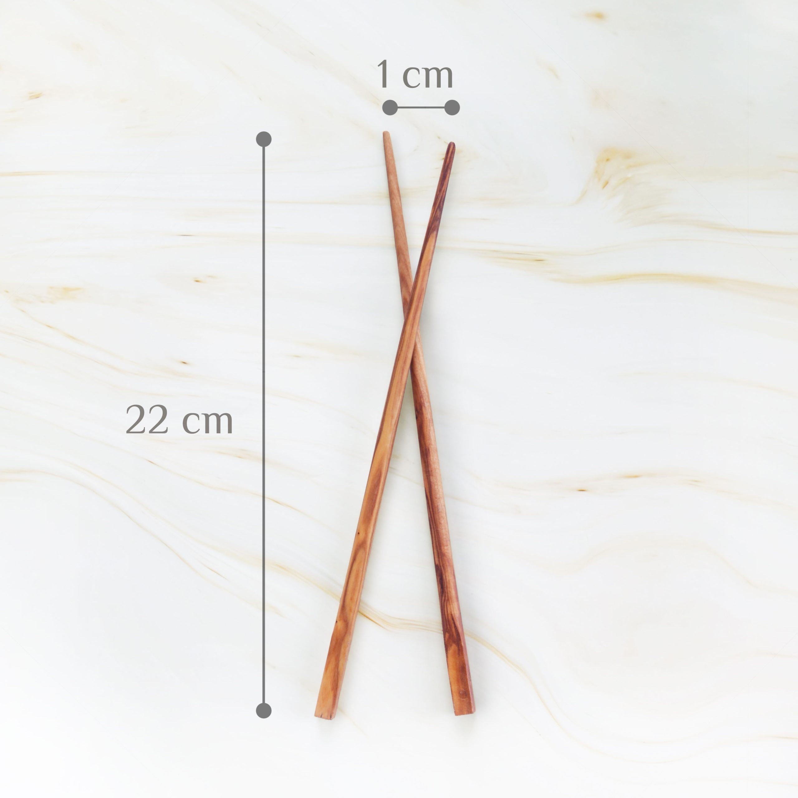 Olive Wood Chopsticks – Natural Reusable Wooden Chopsticks 3 Olive Wood Chopsticks – Natural Reusable Wooden Chopsticks - Image 3