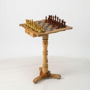 Olive Wood Chess Set with Drawers