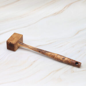 olive wood meat hammer handcrafted meat tenderizer