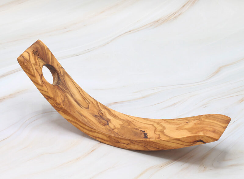 olive wood bottle holder handcrafted wine display
