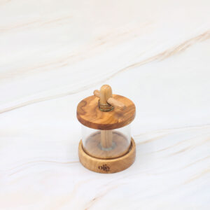 Olive Wood Herb Grinder
