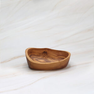 olive wood irregular bowl handcrafted from natural olive wood