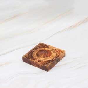 olive branch ravioli mold made from olive wood