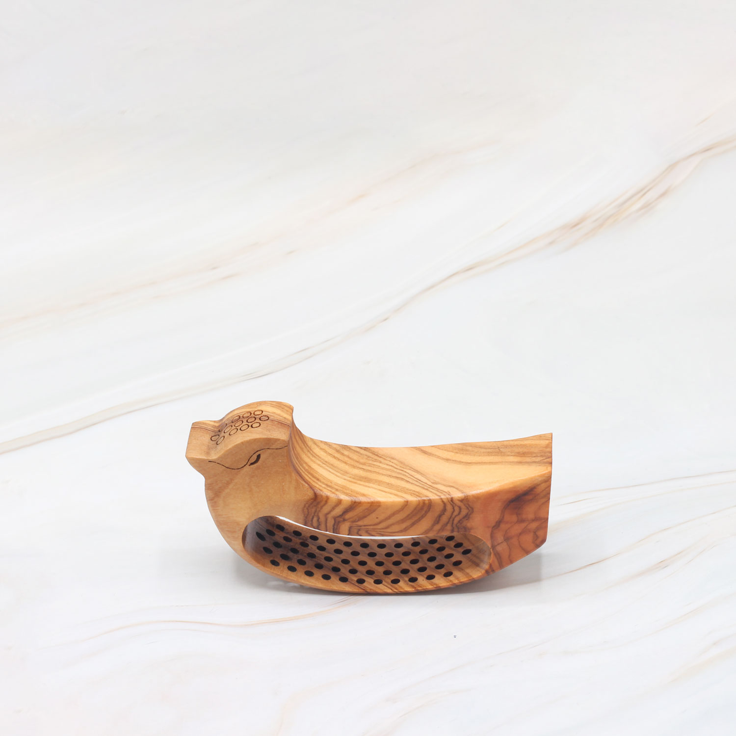 Olive Wood Garlic Press – Handcrafted Kitchen Tool 3 Olive Wood Garlic Press – Handcrafted Kitchen Tool - Image 3