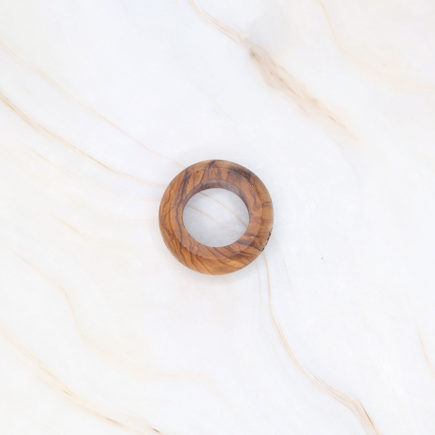 Olive Wood Napkin Rings – Handcrafted Rustic Set of 6 5 Olive Wood Napkin Rings – Handcrafted Rustic Set of 6 - Image 5