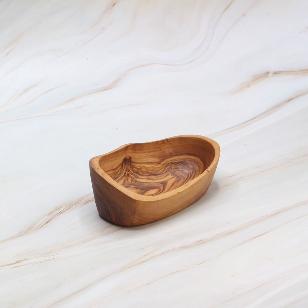Olive Wood Irregular Bowl – Handcrafted & Unique 2 Olive Wood Irregular Bowl – Handcrafted & Unique - Image 2